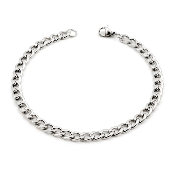 Collana con piccola croce con pietre blu in argento