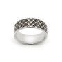 Anello uomo a fascia con decoro
