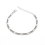 Zoppi Jewels:Bracciale a maglia figaro in acciaio:8,00 €