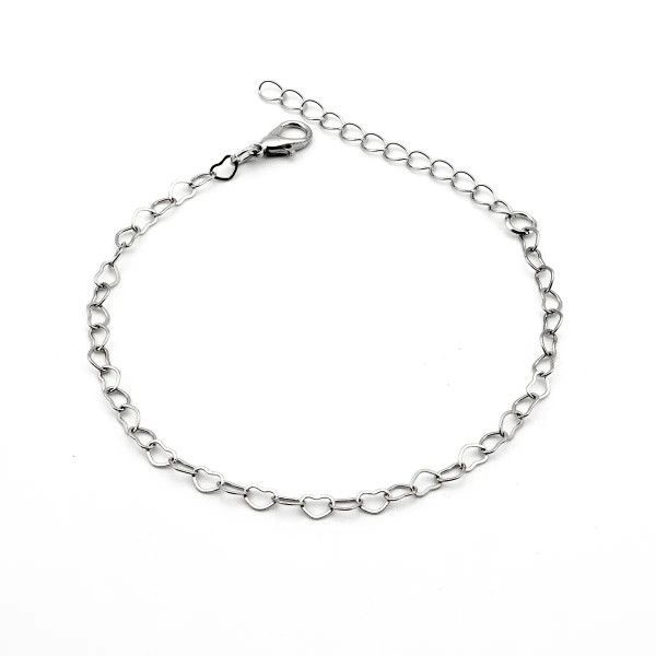 Zoppi Jewels:Bracciale a maglia cuoricini in acciaio:7,00 €
