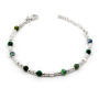 Zoppi Jewels|Bracciale in argento a pepite con pallini e dadini
