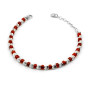 Zoppi Jewels|Bracciale con pepite in argento 925 e pietre corniola