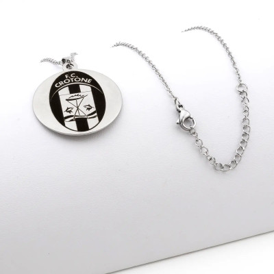 Collane personalizzabiliCollana con piccola medaglia in acciaio dorato18,00 €