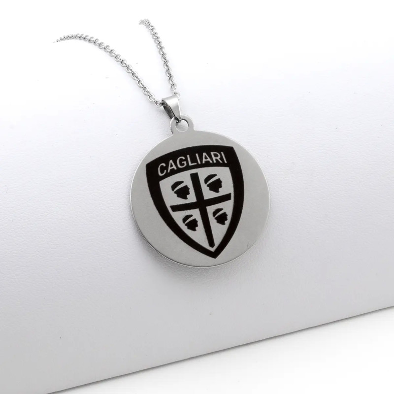Collane personalizzabiliCollana con ciondolo Cagliari in acciaio23,00 € Collane personalizzabiliCollana con ciondolo Cagliari in acciaio23,00 €