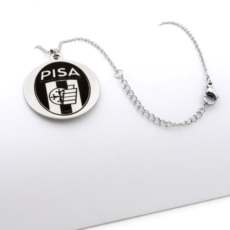 Collane personalizzabiliCollana con ciondolo Pisa calcio in acciaio23,00 € Collane personalizzabiliCollana con ciondolo Pisa calcio in acciaio23,00 €