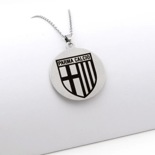 Collane personalizzabiliCollana con ciondolo Parma calcio in acciaio23,00 € Collane personalizzabiliCollana con ciondolo Parma calcio in acciaio23,00 €