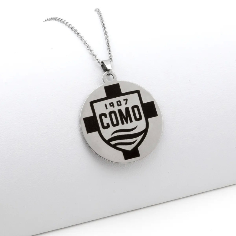 Collane personalizzabiliCollana con ciondolo Como calcio in acciaio23,00 € Collane personalizzabiliCollana con ciondolo Como calcio in acciaio23,00 €