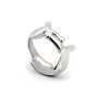 Bracciale a catena con cerchi in oro giallo 18kt