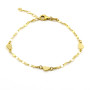 Catenina oro giallo a specchietto