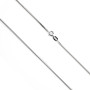 Catenina unoaerre in argento 50cm