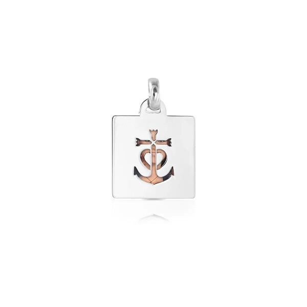 Zoppi jewels|Medaglia portafoto a colori in argento quadrata|139,00 €