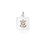 Zoppi jewels|Medaglia portafoto a colori in argento quadrata|139,00 €