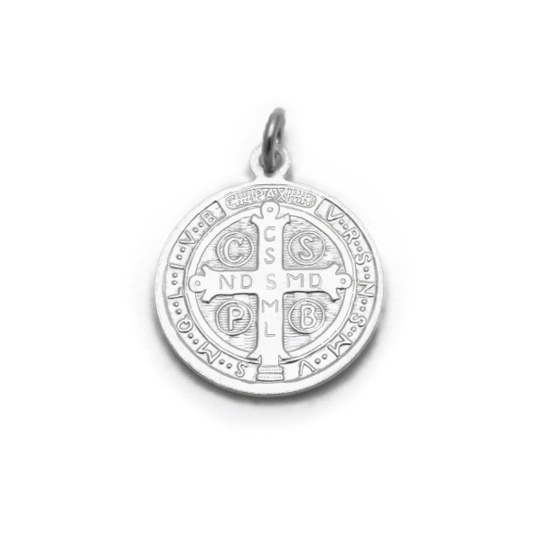 Zoppi jewels|Medaglina San Benedetto in argento 17,5mm|25,00 €