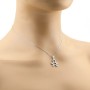 Bracciale rosario argento e perline