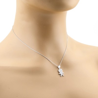 Bracciale rosario argento e perline