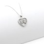 Zoppi Jewels:collana con cuore bebè a pavè di zirconi in argento:42,00 €