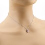 Anello in acciaio con pietra Opalite