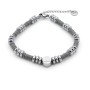 Zoppi Jewels:Bracciale Uomo in acciaio e argilla grigia:21,00 €