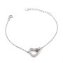 Zoppi Jewels|Bracciale con cuore a pavè in argento 925