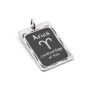 Zoppi Jewels|Medaglia con zodiaco in acciaio