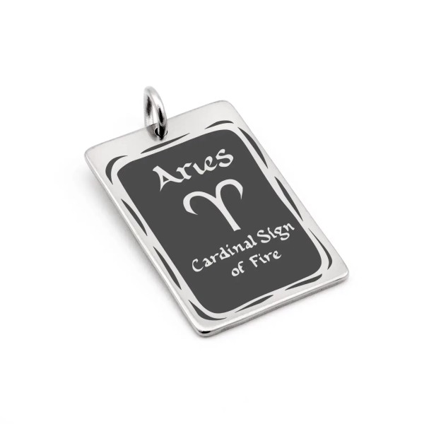 Zoppi Jewels|Medaglia con zodiaco in acciaio