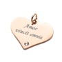 Zoppi Jewels:Ciondolo cuoricino con pietra personalizzato con frase:15,00 €