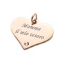 Zoppi Jewels:Ciondolo cuoricino con pietra personalizzato con frase:15,00 €