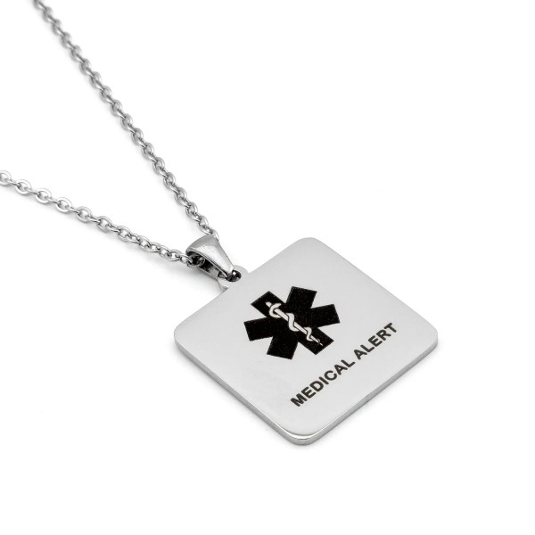 Zoppi jewels|Collana targhetta medica per emergenze con QR code, lunga 45cm|40,00 €
