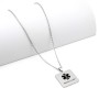 Zoppi Jewels:Collana targhetta medica per emergenze con QR code, lunga 45cm:40,00 €