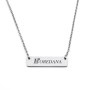 Collana con targhetta personalizzata con nome
