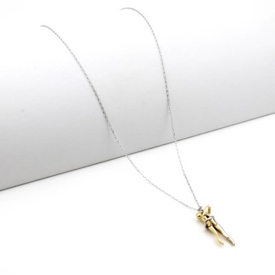 Collana abbraccio eterno in argento