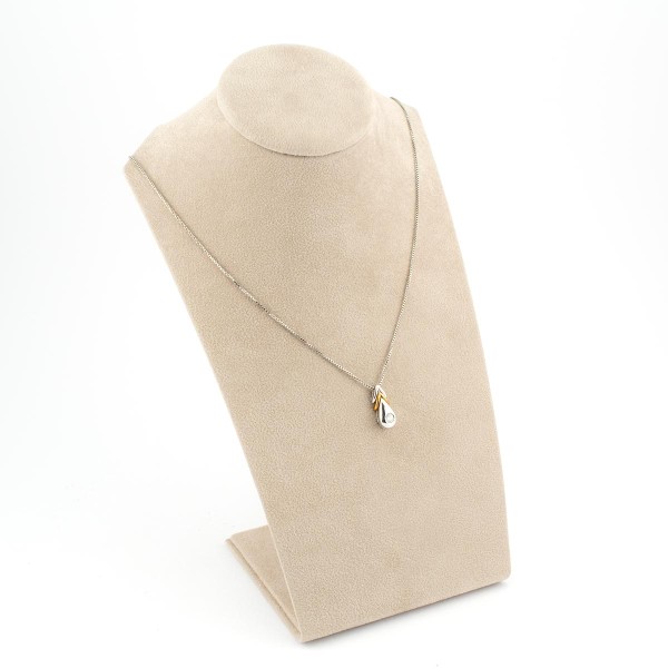 Punto luce a goccia in oro e diamante 0,15Ct