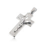 Zoppi Jewels:Croce con Cristo in argento traforato