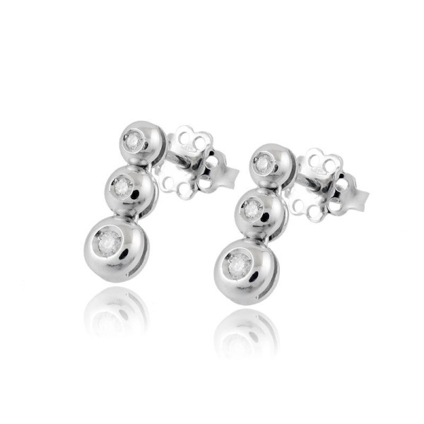Orecchini pendenti in oro e diamanti ct.0,13 487,00 € Orecchini oro diamanti