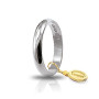Zoppi Jewels|Fede classica unoaerre 3g - 30AFN1B bianca