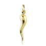 Cornicino portafortuna in argento dorato h 3cm 11,00 € Ciondoli