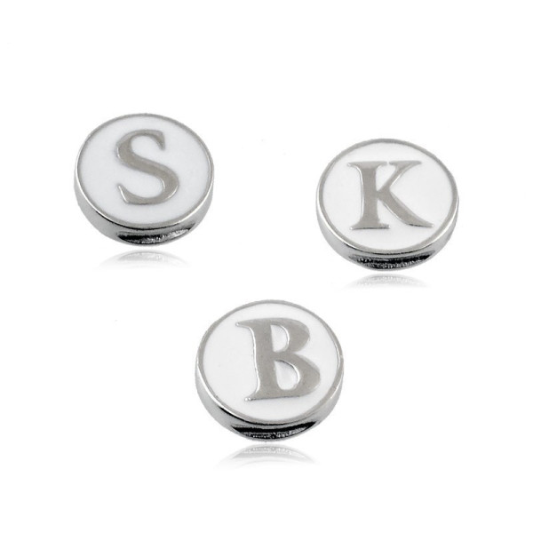 Piastrine con Iniziali 12mm - Osa name 8,00 € Accessori Osa name