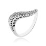 Anello riviera argento con zirconi naturali Ct. 0,32 60,00 € Anelli Donna