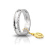 Fedina unoaerre Anemone in oro bianco AF235B 300,00 € Fedine in oro